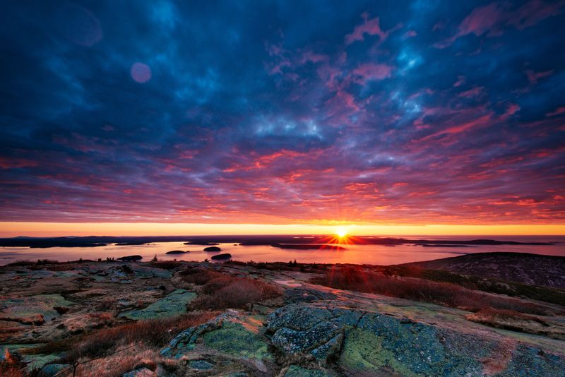 Sunrise at Cadillac Mountain