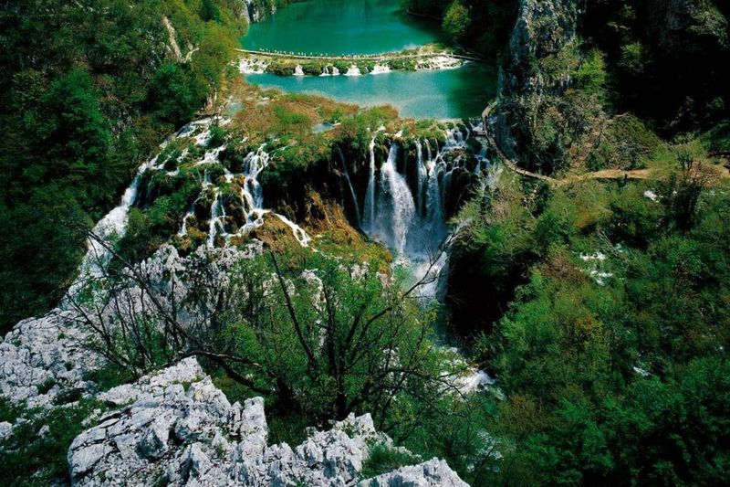 Plitvice Lakes During a Thunderstorm