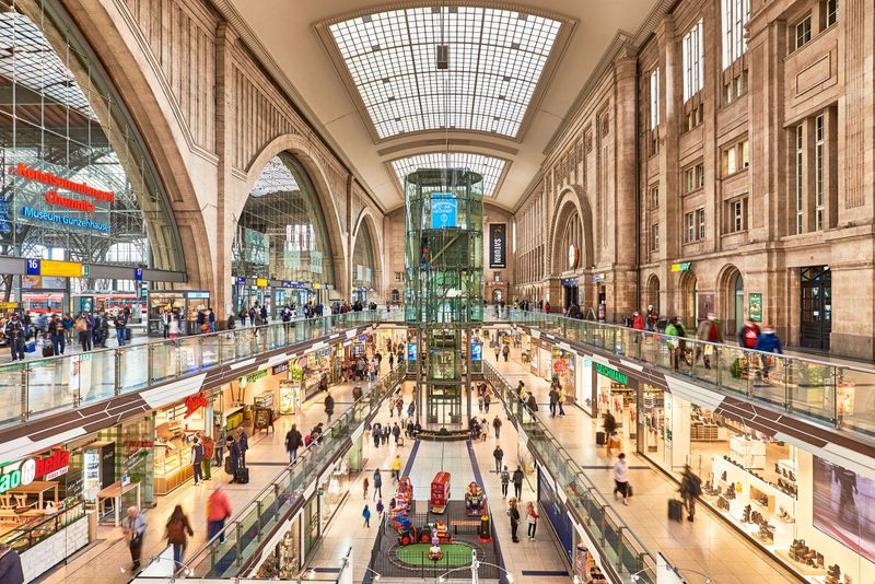 Europe's Largest Train Station Turned Shopping Mall