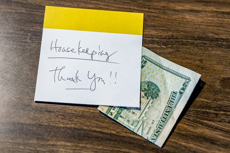 Tip Housekeeping Early (Pro Tip)
