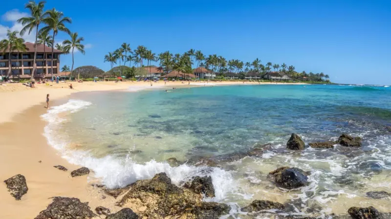 Poipu Beach, Kauai, Hawaii