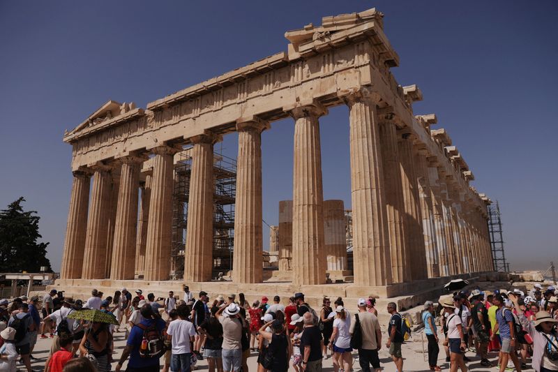 Greece's Acropolis Visitor Cap