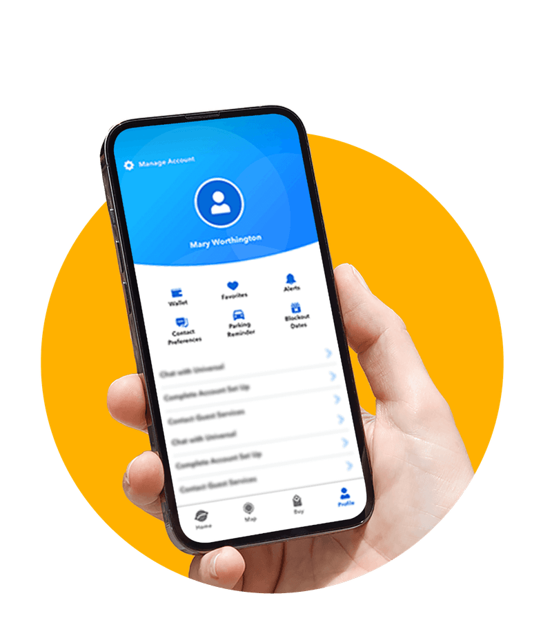 Download the Park's Official App Before Arriving