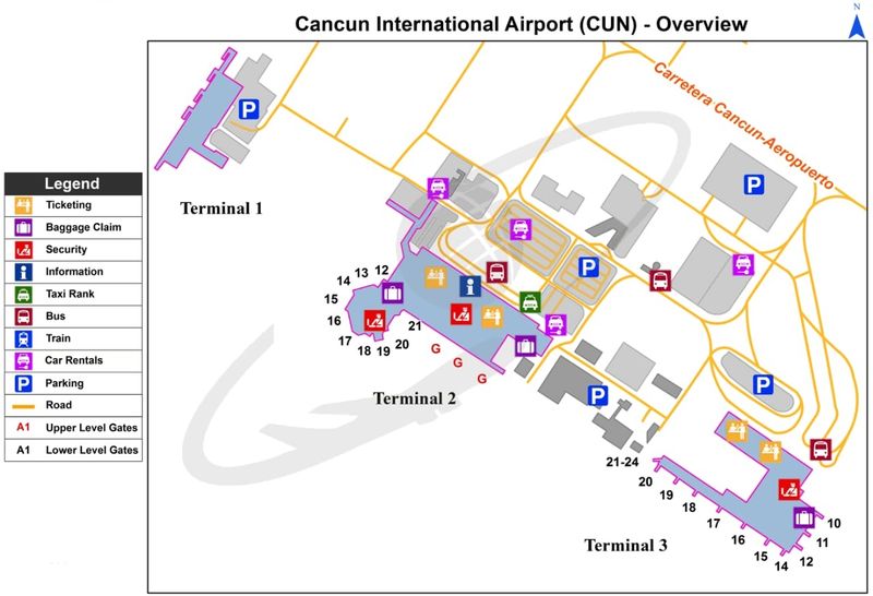 Know Airport Layout