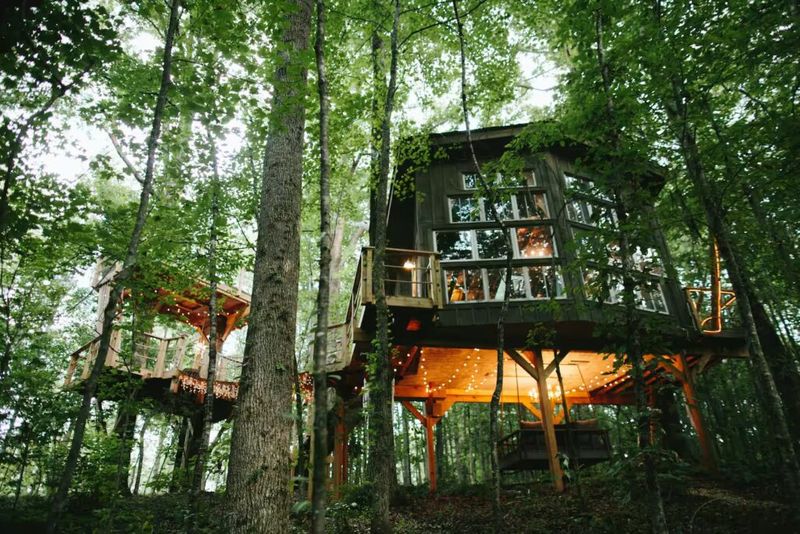 Luxury Treehouses in the Blue Ridge Mountains
