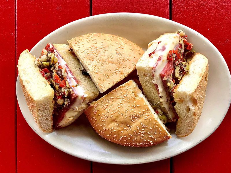 New Orleans Muffuletta with Olive Tapenade