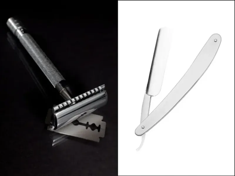 Vintage Straight Razor Kit