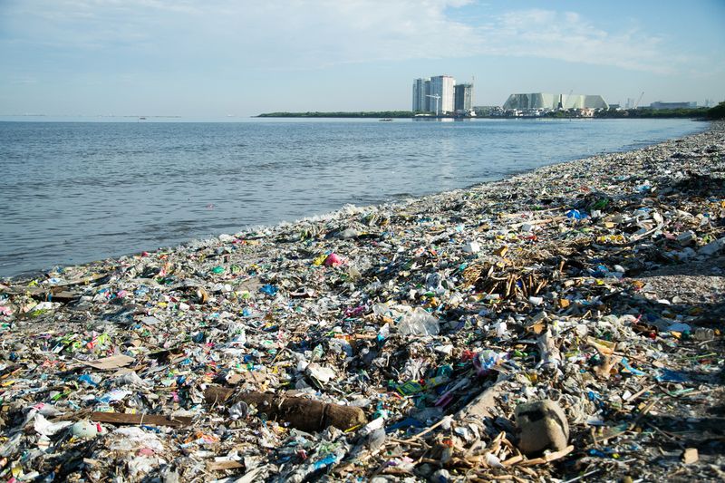 Manila Bay, Philippines (Avoid This Beach)