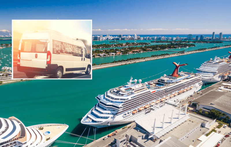 Arrive at the port a day early