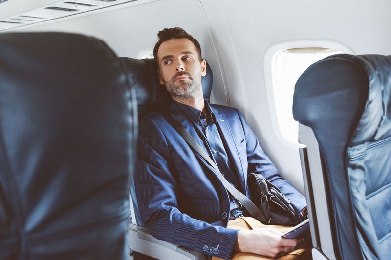 Sitting the entire flight