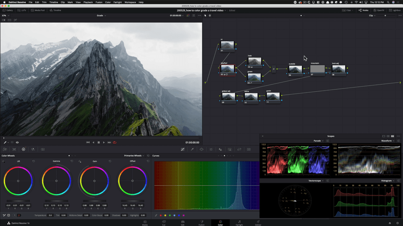 Color Grade for Consistent Look
