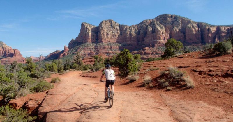 Mountain Bike on Bell Rock Pathway