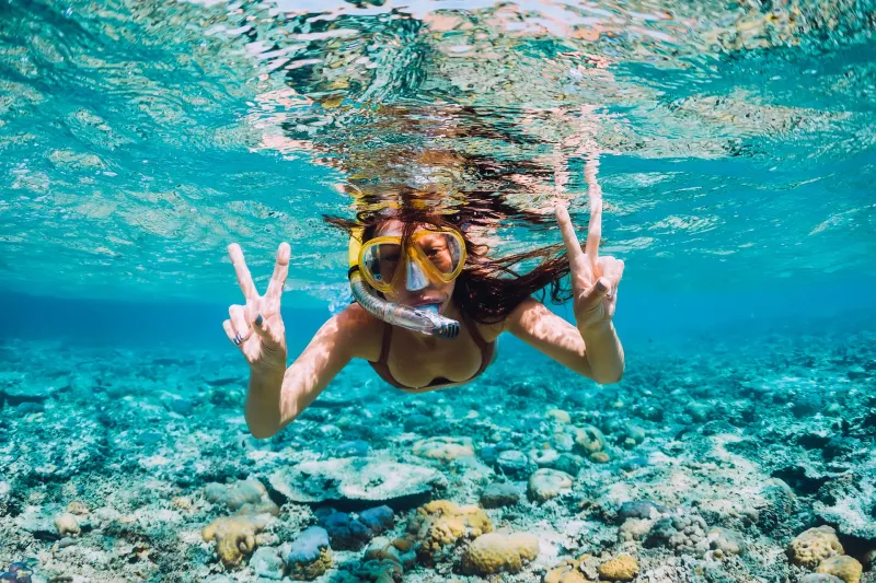 Snorkeling in Europe's cleanest waters