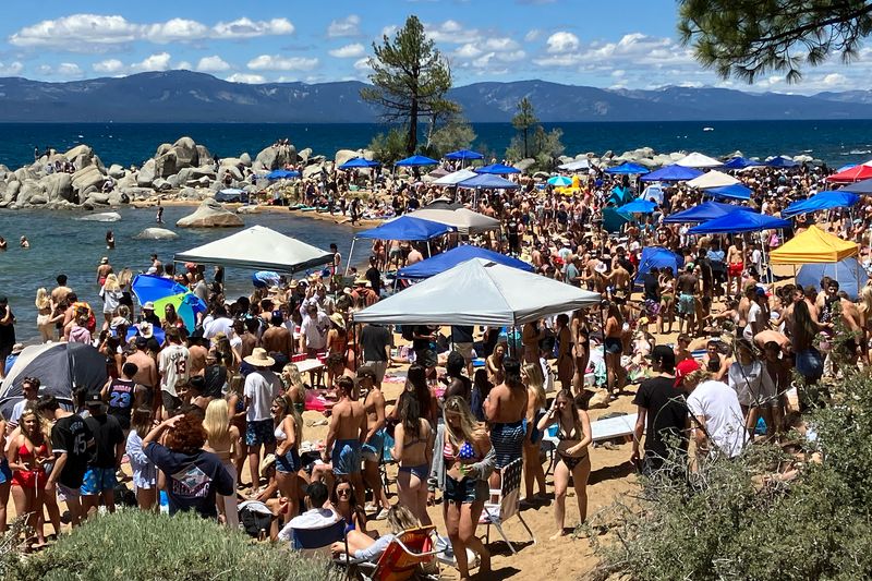 Lake Tahoe on a Holiday Weekend - Overcrowding Nightmare