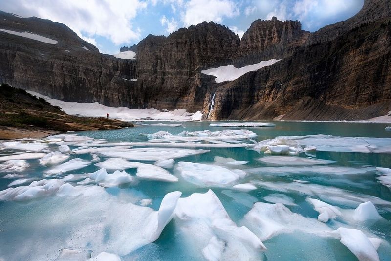 Glacier's Disappearing Ice Fields Create Urgency
