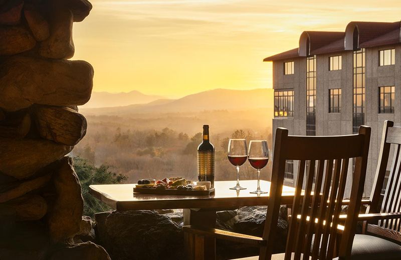 Watch Sunset From The Omni Grove Park Inn Terrace