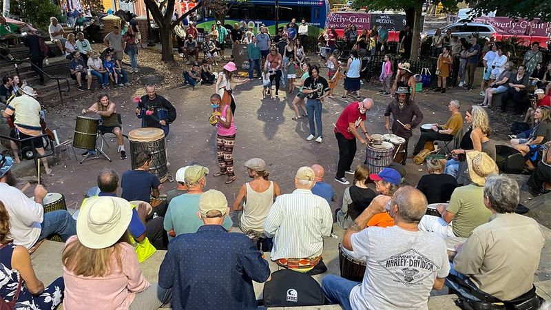 Visit The Friday Night Drum Circle In Pritchard Park