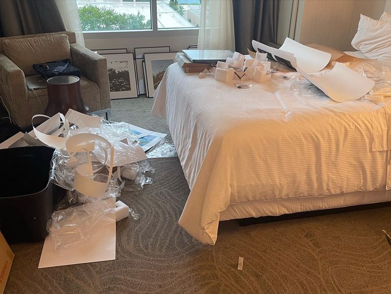 Leaving Rooms Excessively Messy