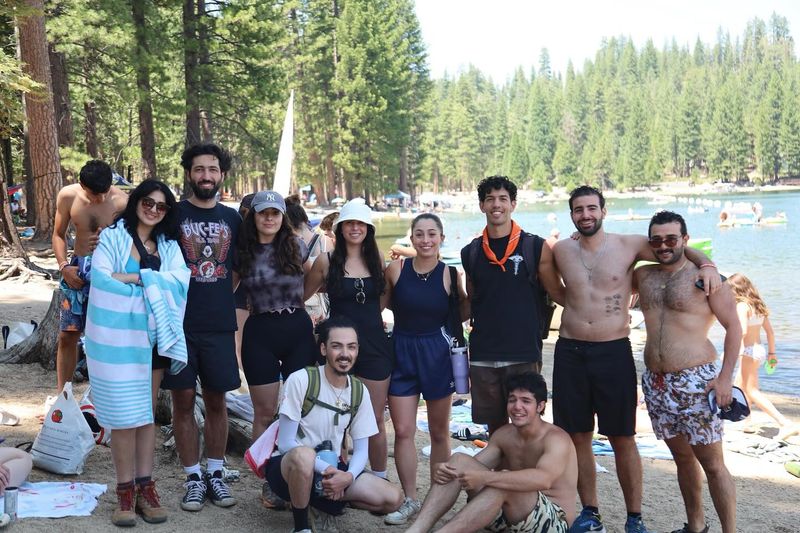 Pinecrest Lake: Tiny Beach, Massive Crowds