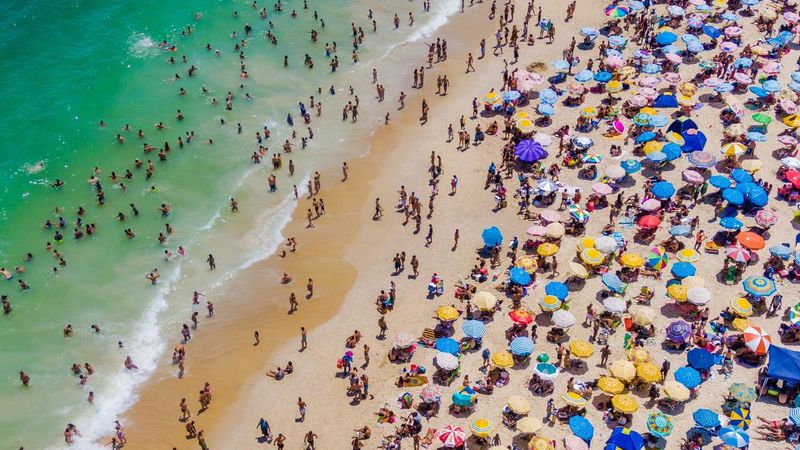Copacabana Beach, Brazil: Tourist Target Zone