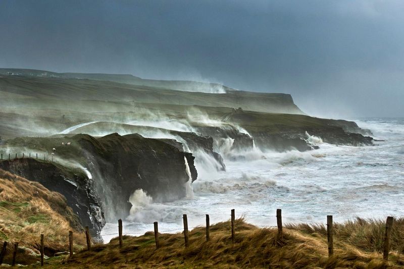 The Cliffs of Moher When Storm Clouds Gathered