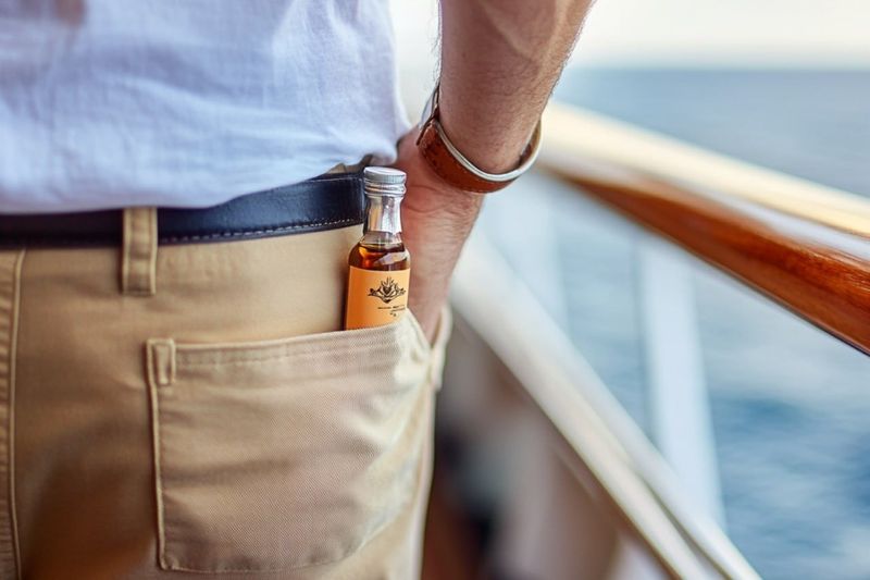 Trying To Sneak Alcohol Onboard