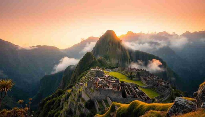 Hiking to Machu Picchu at Sunrise
