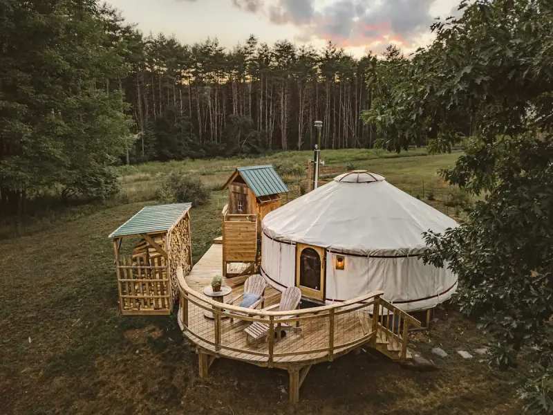 Off-Grid Yurts in George Washington National Forest