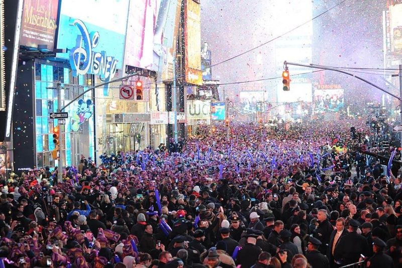 Times Square on New Year's Eve