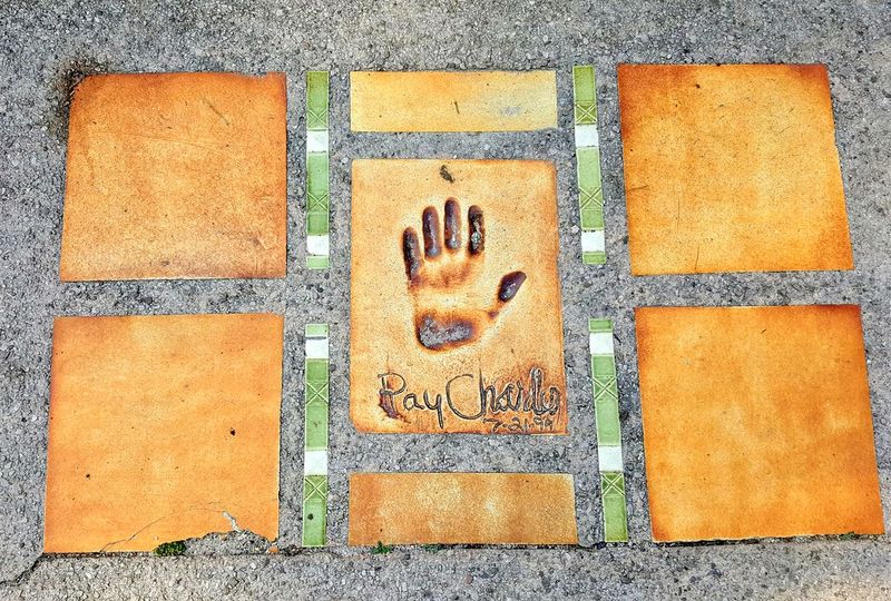 Parc de la Pinède: Handprints of Jazz Legends