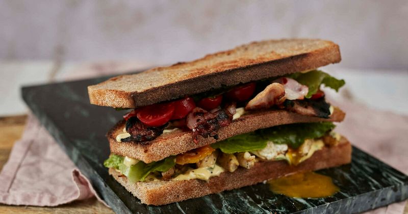 Smoky Maple Turkey Club with Bacon Jam