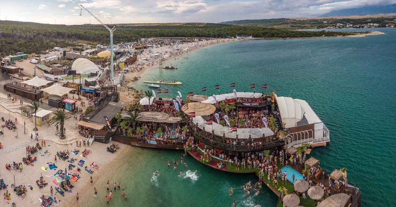 Pag Island's Zrće Beach After Hours