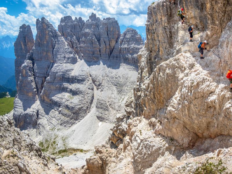 The Dolomites Via Ferrata, Italy