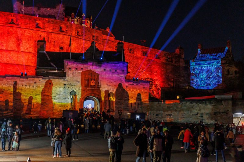 Edinburgh Castle during Festival Season