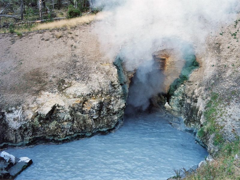 Mud Volcano And Dragon’s Mouth Spring