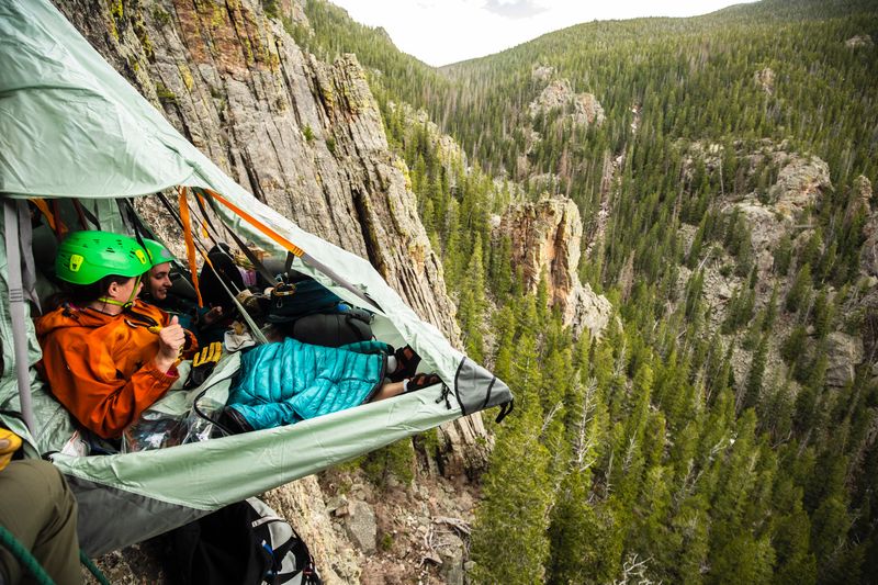 Cliff Camping In The Colorado Rockies