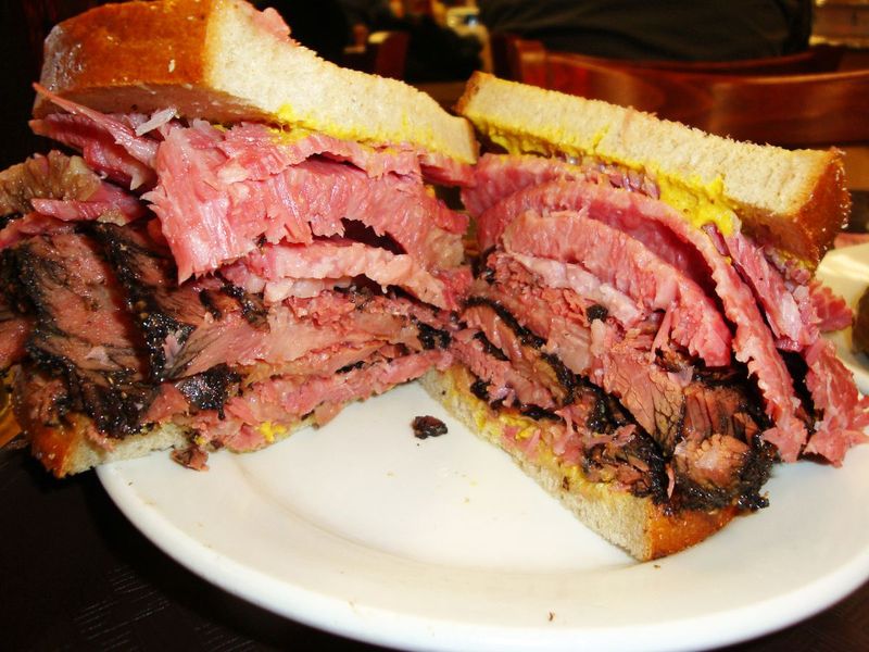 New York – Pastrami Sandwich At Katz’s Delicatessen