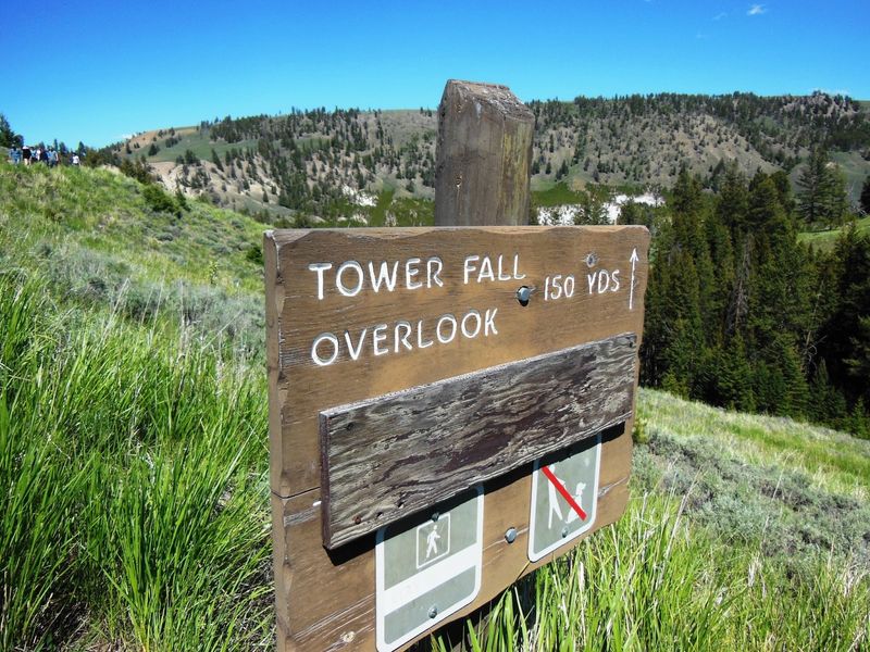 Tower Fall Hiking