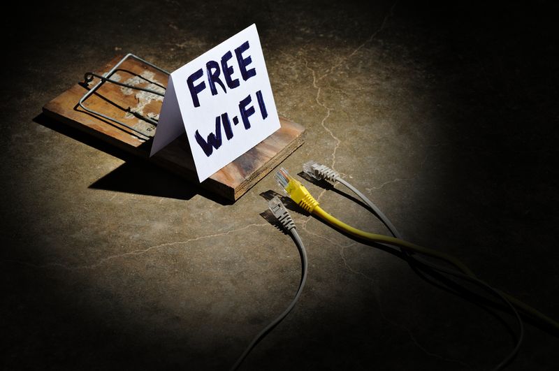 Trusting airport Wi-Fi (watch for)