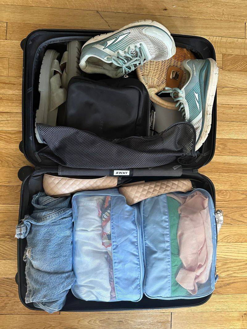 Pack Essentials on Top