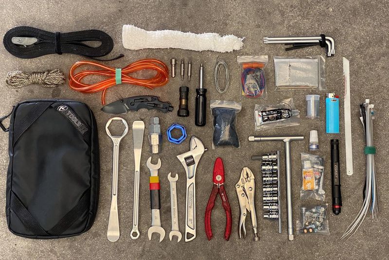 Bring Essential Tools and Parts