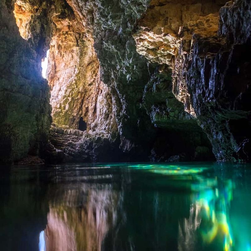 Lim Channel's Pirate Caves at High Tide