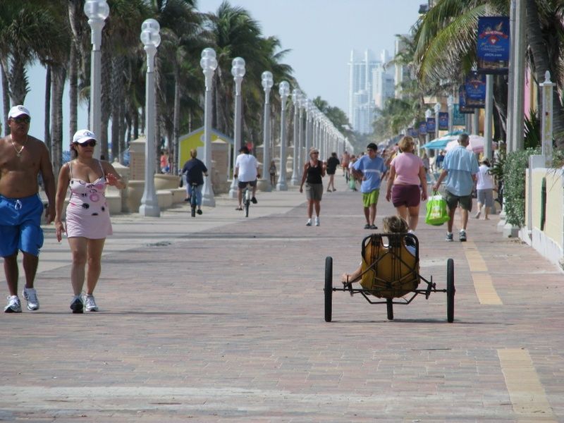 Hollywood Beach: Boardwalk Overshadows Beachfront