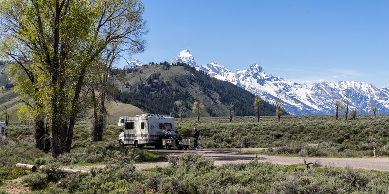 Gros Ventre Campground, Wyoming