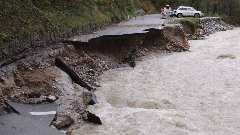 Rain-Flooded Roads in Corsica (Ruined Trip)