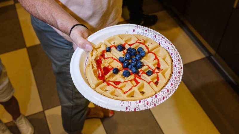 Waffles From The Dispenser Batter
