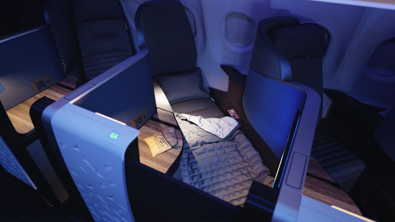 Lie-Flat Seat Comfort