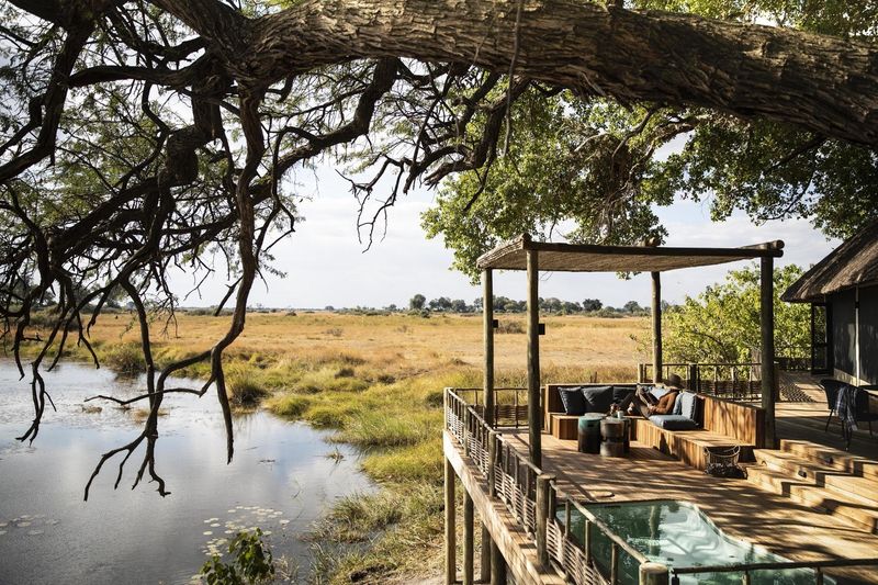 Safari Lodge With Wildlife Views In Botswana