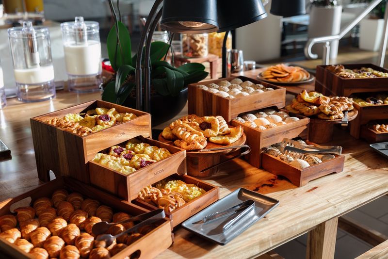 Uncovered Pastries