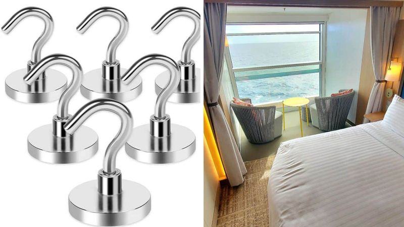 Bring Magnetic Hooks for Extra Storage